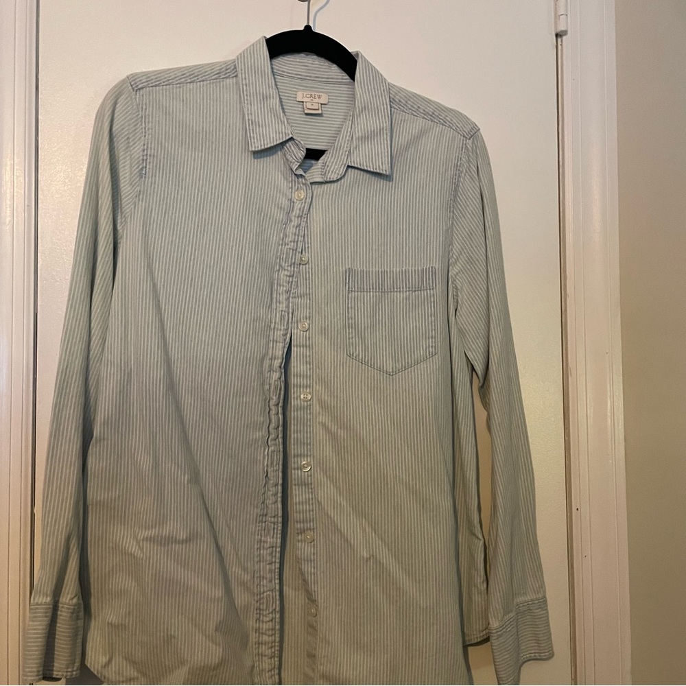 Light blue Striped Shirt
